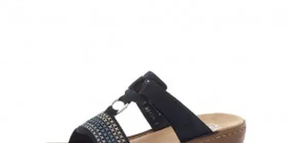 Rieker 608K8-14 - Rieker Pantoletten Blau ansehen