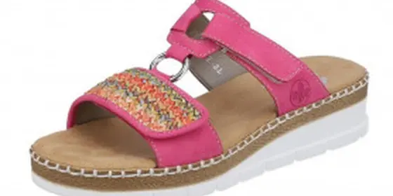 Rieker V1247-31 - Rieker Pantoletten Pink ansehen