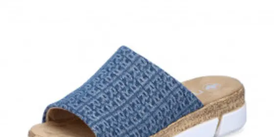 Rieker V2377-14 - Rieker Pantoletten Blau ansehen