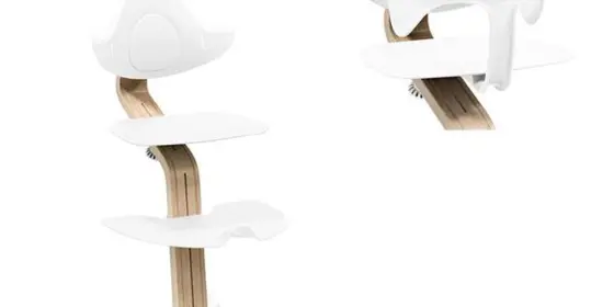 STOKKE® Nomi® Hochstuhl Buche natur / weiß + Baby Set weiß ansehen
