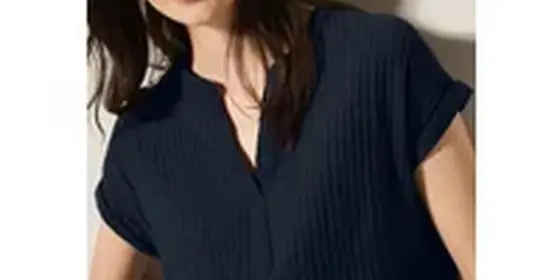 Cecil Damen Strukturbluse in Blau, Gr: XL ansehen