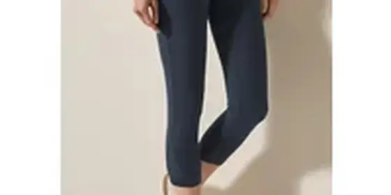 Cecil Damen Leggings mit Mesh-Detail in Blau, Gr: M ansehen