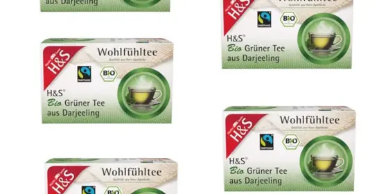 H&amp;S Wohlfühltee Bio Grüner Tee aus Darjeeling 5er Set 5X20X2,0 St Filterbeutel ansehen