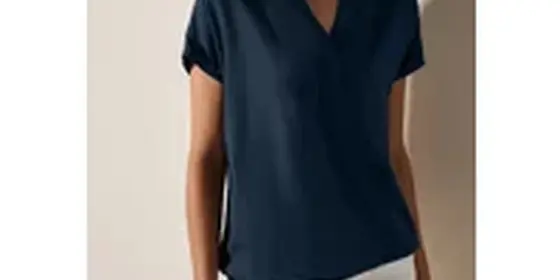 Cecil Damen Bluse in Unifarbe in Blau, Gr: M ansehen