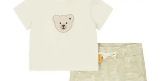 STEIFF Set Shorts + T-Shirt Antique White ansehen