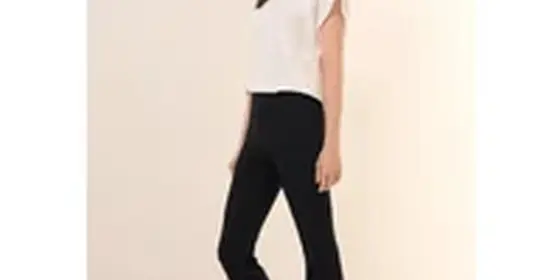 Cecil Damen Bootcut Leggings mit Schlitz in Schwarz, Gr: XL ansehen