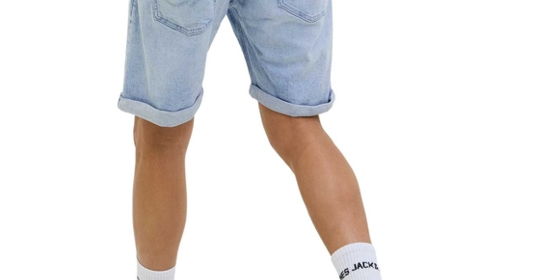 Jack & Jones Jeans Shorts Rick Original in Blue Denim ansehen