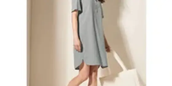 Cecil Damen Seersucker Kleid in Grün, Gr: M ansehen