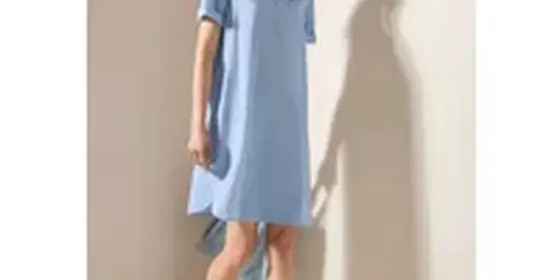 Cecil Damen Seersucker Kleid in Blau, Gr: XXL ansehen