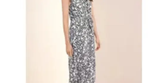 Cecil Damen Gemustertes Midi-Kleid in Weiß, Gr: XL ansehen