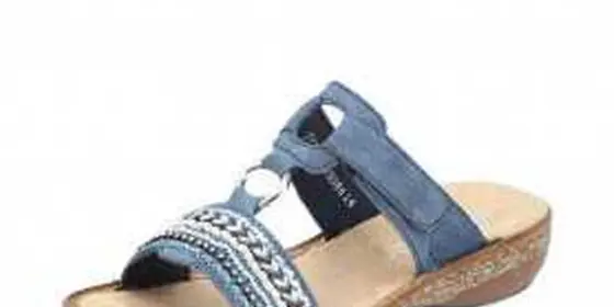 Rieker 628M6-14 - Rieker Pantoletten Blau ansehen