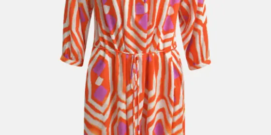 MILANO ITALY Damen Kleid, orange ansehen