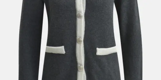 MILANO ITALY Damen Strickjacke, anthrazit ansehen