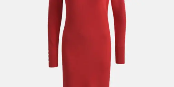 MILANO ITALY Damen Kleid, rot ansehen