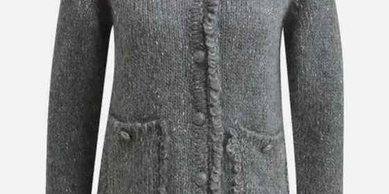 MILANO ITALY Damen Strickjacke, grau ansehen