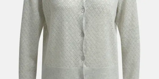 MILANO ITALY Damen Strickjacke, grau ansehen