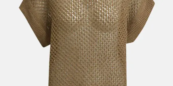 MILANO ITALY Damen Strick-Shirt, braun ansehen