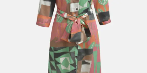 MILANO ITALY Damen Kleid, grün ansehen