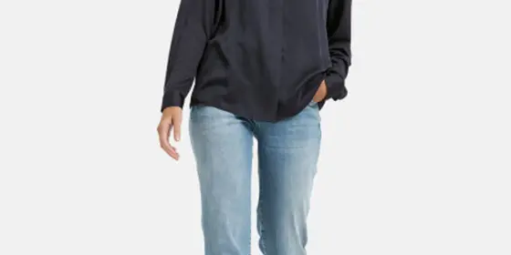 MILANO ITALY Damen Bluse, dunkelblau ansehen