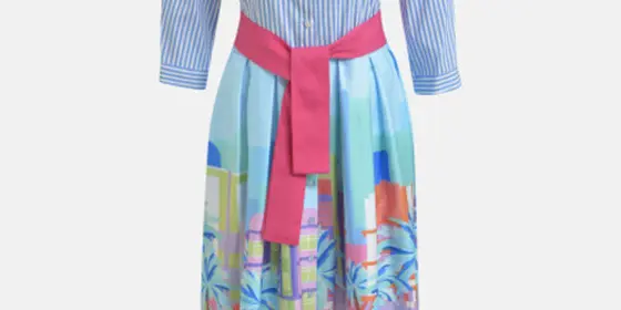 MILANO ITALY Damen Kleid, hellblau ansehen